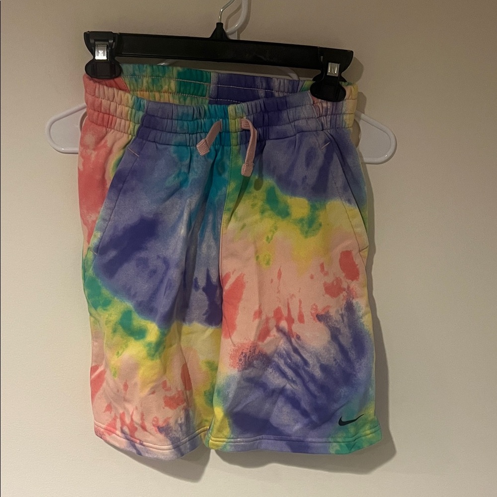 Nike Kids Multicolor Tie-Dye Shorts